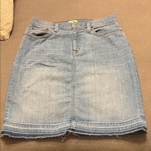 J.Crew Blue Denim Skirt size 28
